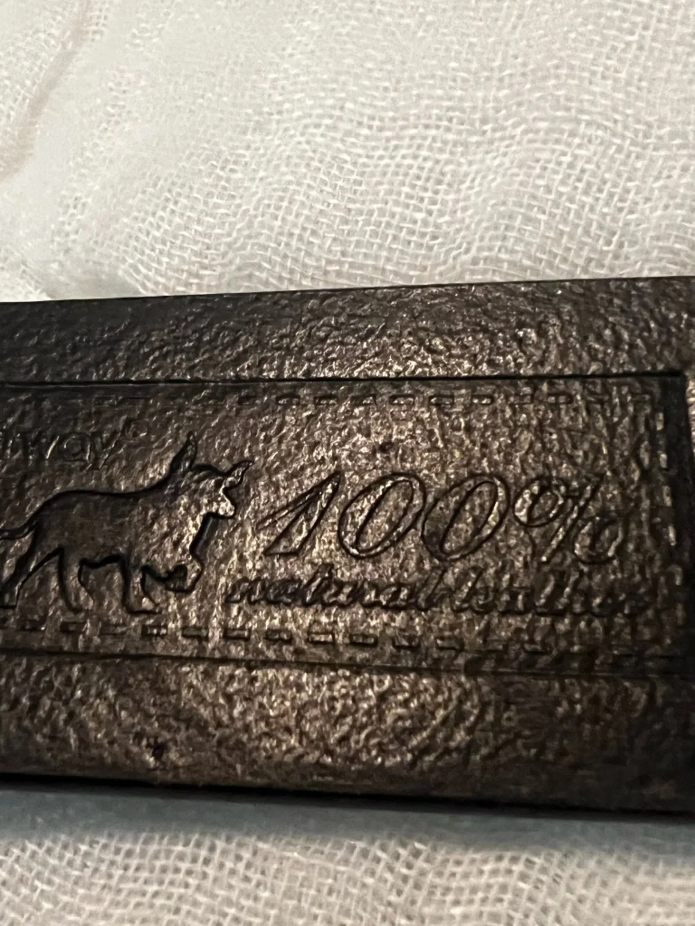 Men's Black Leather Belt